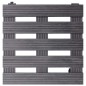 vidaXL Pflanzenroller 4 Stk. Grau 30x30x7,5 cm WPC vidaXL Pflanzenroller 4 Stk. Grau 30x30x7,5 cm WPC