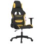 vidaXL Gaming-Stuhl Schwarz und Gelb Stoff vidaXL Gaming-Stuhl Schwarz und Gelb Stoff