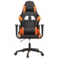 vidaXL Gaming-Stuhl Schwarz und Orange Kunstleder vidaXL Gaming-Stuhl Schwarz und Orange Kunstleder