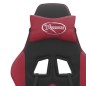 vidaXL Gaming-Stuhl Schwarz und Weinrot Kunstleder vidaXL Gaming-Stuhl Schwarz und Weinrot Kunstleder