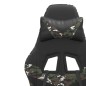 vidaXL Gaming-Stuhl Schwarz und Tarnfarben Kunstleder vidaXL Gaming-Stuhl Schwarz und Tarnfarben Kunstleder