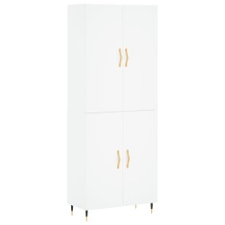 vidaXL Highboard Weiß 69,5x34x180 cm Holzwerkstoff