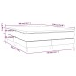 vidaXL Boxspringbett mit Matratze Taupe 140x190 cm Stoff vidaXL Boxspringbett mit Matratze Taupe 140x190 cm Stoff