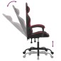vidaXL Gaming-Stuhl Schwarz und Weinrot Kunstleder vidaXL Gaming-Stuhl Schwarz und Weinrot Kunstleder