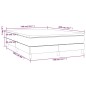 vidaXL Boxspringbett mit Matratze Dunkelbraun 140x200 cm Stoff vidaXL Boxspringbett mit Matratze Dunkelbraun 140x200 cm Stoff