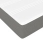 vidaXL Boxspringbett mit Matratze Dunkelgrau 160x200 cm Stoff vidaXL Boxspringbett mit Matratze Dunkelgrau 160x200 cm Stoff