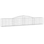 vidaXL Gabionen mit Hochbogen 6 Stk. 400x30x60/80 cm Verzinktes Eisen vidaXL Gabionen mit Hochbogen 6 Stk. 400x30x60/80 cm Verzinktes Eisen