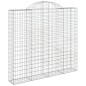 vidaXL Gabionen mit Hochbogen 7 Stk. 200x50x180/200cm Verzinktes Eisen vidaXL Gabionen mit Hochbogen 7 Stk. 200x50x180/200cm Verzinktes Eisen