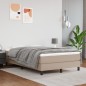 vidaXL Boxspringbett Matratze Cappuccino-Braun 120x200cm Kunstleder vidaXL Boxspringbett Matratze Cappuccino-Braun 120x200cm Kunstleder