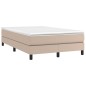 vidaXL Boxspringbett Matratze Cappuccino-Braun 120x200cm Kunstleder vidaXL Boxspringbett Matratze Cappuccino-Braun 120x200cm Kunstleder