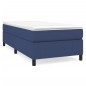 vidaXL Boxspringbett mit Matratze Blau 80x200 cm Stoff vidaXL Boxspringbett mit Matratze Blau 80x200 cm Stoff