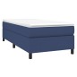 vidaXL Boxspringbett mit Matratze Blau 80x200 cm Stoff vidaXL Boxspringbett mit Matratze Blau 80x200 cm Stoff