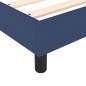 vidaXL Boxspringbett mit Matratze Blau 80x200 cm Stoff vidaXL Boxspringbett mit Matratze Blau 80x200 cm Stoff
