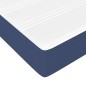 vidaXL Boxspringbett mit Matratze Blau 80x200 cm Stoff vidaXL Boxspringbett mit Matratze Blau 80x200 cm Stoff