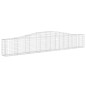 vidaXL Gabionen mit Hochbogen 15 Stk. 400x30x60/80 cm Verzinktes Eisen vidaXL Gabionen mit Hochbogen 15 Stk. 400x30x60/80 cm Verzinktes Eisen