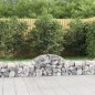 vidaXL Gabionen mit Hochbogen 9 Stk. 200x50x40/60 cm Verzinktes Eisen vidaXL Gabionen mit Hochbogen 9 Stk. 200x50x40/60 cm Verzinktes Eisen