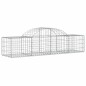 vidaXL Gabionen mit Hochbogen 9 Stk. 200x50x40/60 cm Verzinktes Eisen vidaXL Gabionen mit Hochbogen 9 Stk. 200x50x40/60 cm Verzinktes Eisen