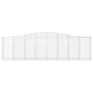 vidaXL Gabionen mit Hochbogen 5 Stk. 400x30x100/120cm Verzinktes Eisen vidaXL Gabionen mit Hochbogen 5 Stk. 400x30x100/120cm Verzinktes Eisen