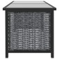 9-tlg. Garten-Lounge-Set mit Auflagen Poly Rattan Anthrazit 9-tlg. Garten-Lounge-Set mit Auflagen Poly Rattan Anthrazit