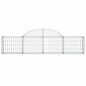 vidaXL Gabionen mit Hochbogen 6 Stk. 200x30x40/60 cm Verzinktes Eisen vidaXL Gabionen mit Hochbogen 6 Stk. 200x30x40/60 cm Verzinktes Eisen
