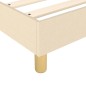 vidaXL Boxspringbett mit Matratze Creme 140x190 cm Stoff vidaXL Boxspringbett mit Matratze Creme 140x190 cm Stoff