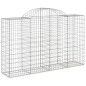 vidaXL Gabionen mit Hochbogen 11Stk. 200x50x120/140cm Verzinktes Eisen vidaXL Gabionen mit Hochbogen 11Stk. 200x50x120/140cm Verzinktes Eisen