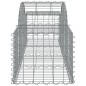 vidaXL Gabionen mit Hochbogen 2 Stk. 200x50x40/60 cm Verzinktes Eisen vidaXL Gabionen mit Hochbogen 2 Stk. 200x50x40/60 cm Verzinktes Eisen