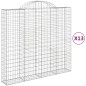 vidaXL Gabionen mit Hochbogen 13Stk. 200x50x180/200cm Verzinktes Eisen vidaXL Gabionen mit Hochbogen 13Stk. 200x50x180/200cm Verzinktes Eisen