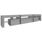 vidaXL TV-Schrank mit LED-Leuchten Grau Sonoma 215x36,5x40 cm vidaXL TV-Schrank mit LED-Leuchten Grau Sonoma 215x36,5x40 cm