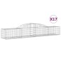 vidaXL Gabionen mit Hochbogen 17 Stk. 300x50x40/60 cm Verzinktes Eisen vidaXL Gabionen mit Hochbogen 17 Stk. 300x50x40/60 cm Verzinktes Eisen