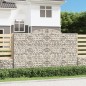 vidaXL Gabionen mit Hochbogen 5 Stk. 300x50x180/200cm Verzinktes Eisen vidaXL Gabionen mit Hochbogen 5 Stk. 300x50x180/200cm Verzinktes Eisen