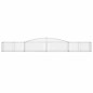 vidaXL Gabionen mit Hochbogen 9 Stk. 400x50x40/60cm Verzinktes Eisen vidaXL Gabionen mit Hochbogen 9 Stk. 400x50x40/60cm Verzinktes Eisen