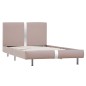 Bettgestell Cappuccino-Braun Kunstleder 90x200 cm Bettgestell Cappuccino-Braun Kunstleder 90x200 cm