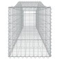vidaXL Gabionen mit Hochbogen 9 Stk. 400x50x60/80cm Verzinktes Eisen vidaXL Gabionen mit Hochbogen 9 Stk. 400x50x60/80cm Verzinktes Eisen
