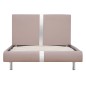 Bettgestell Cappuccino-Braun Kunstleder 90x200 cm Bettgestell Cappuccino-Braun Kunstleder 90x200 cm