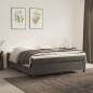 vidaXL Boxspringbett mit Matratze Dunkelgrau 180x200 cm Samt vidaXL Boxspringbett mit Matratze Dunkelgrau 180x200 cm Samt