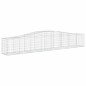 vidaXL Gabionen mit Hochbogen 15 Stk. 400x50x60/80cm Verzinktes Eisen vidaXL Gabionen mit Hochbogen 15 Stk. 400x50x60/80cm Verzinktes Eisen