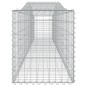 vidaXL Gabionen mit Hochbogen 15 Stk. 400x50x60/80cm Verzinktes Eisen vidaXL Gabionen mit Hochbogen 15 Stk. 400x50x60/80cm Verzinktes Eisen