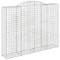vidaXL Gabionen mit Hochbogen 6 Stk. 300x50x220/240cm Verzinktes Eisen vidaXL Gabionen mit Hochbogen 6 Stk. 300x50x220/240cm Verzinktes Eisen