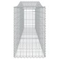 vidaXL Gabionen mit Hochbogen 2 Stk. 400x50x80/100cm Verzinktes Eisen vidaXL Gabionen mit Hochbogen 2 Stk. 400x50x80/100cm Verzinktes Eisen
