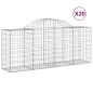 vidaXL Gabionen mit Hochbogen 20 Stk. 200x50x80/100cm Verzinktes Eisen vidaXL Gabionen mit Hochbogen 20 Stk. 200x50x80/100cm Verzinktes Eisen