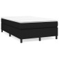vidaXL Boxspringbett mit Matratze Schwarz 120x200 cm Stoff vidaXL Boxspringbett mit Matratze Schwarz 120x200 cm Stoff