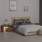 vidaXL Nachttische 2 Stk. mit LED-Leuchten Räuchereiche 70x36,5x40 cm vidaXL Nachttische 2 Stk. mit LED-Leuchten Räuchereiche 70x36,5x40 cm