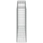 vidaXL Gabionen mit Hochbogen 11Stk. 200x50x140/160cm Verzinktes Eisen vidaXL Gabionen mit Hochbogen 11Stk. 200x50x140/160cm Verzinktes Eisen