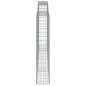 vidaXL Gabionen mit Hochbogen 3 Stk. 400x30x160/180cm Verzinktes Eisen vidaXL Gabionen mit Hochbogen 3 Stk. 400x30x160/180cm Verzinktes Eisen