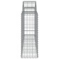 vidaXL Gabionen mit Hochbogen 4 Stk. 200x30x80/100 cm Verzinktes Eisen vidaXL Gabionen mit Hochbogen 4 Stk. 200x30x80/100 cm Verzinktes Eisen