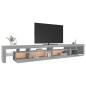 vidaXL TV-Schrank mit LED-Leuchten Grau Sonoma 290x36,5x40 cm vidaXL TV-Schrank mit LED-Leuchten Grau Sonoma 290x36,5x40 cm