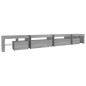 vidaXL TV-Schrank mit LED-Leuchten Grau Sonoma 290x36,5x40 cm vidaXL TV-Schrank mit LED-Leuchten Grau Sonoma 290x36,5x40 cm