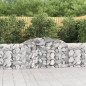 vidaXL Gabionen mit Hochbogen 4 Stk. 300x30x80/100 cm Verzinktes Eisen vidaXL Gabionen mit Hochbogen 4 Stk. 300x30x80/100 cm Verzinktes Eisen