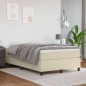 vidaXL Boxspringbett mit Matratze Creme 120x200 cm Kunstleder vidaXL Boxspringbett mit Matratze Creme 120x200 cm Kunstleder